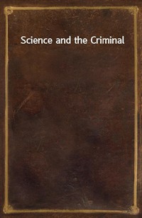 Science and the Criminal (Ŀ̹)