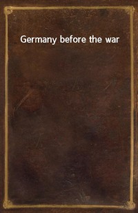 Germany before the war (커버이미지)
