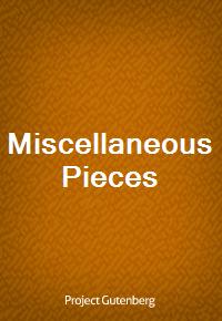 Miscellaneous Pieces (Ŀ̹)