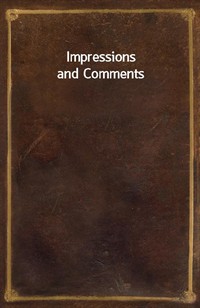 Impressions and Comments (커버이미지)