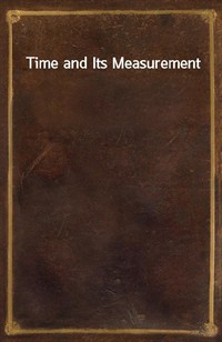 Time and Its Measurement (Ŀ̹)