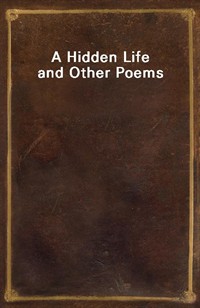 A Hidden Life and Other Poems (커버이미지)