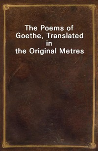 The Poems of Goethe, Translated in the Original Metres (Ŀ̹)