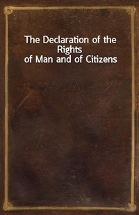 The Declaration of the Rights of Man and of Citizens (Ŀ̹)