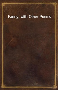 Fanny, with Other Poems (커버이미지)