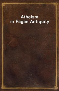 Atheism in Pagan Antiquity (커버이미지)