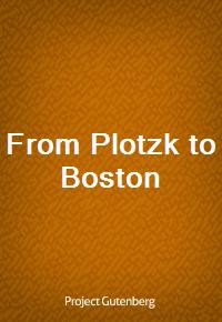 From Plotzk to Boston (커버이미지)