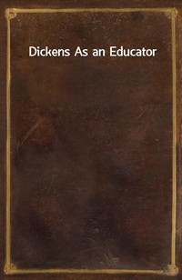 Dickens As an Educator (커버이미지)
