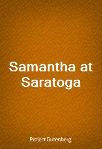 Samantha at Saratoga (Ŀ̹)