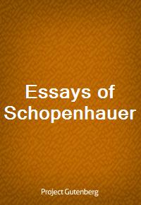 Essays of Schopenhauer (커버이미지)