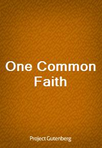 One Common Faith (Ŀ̹)