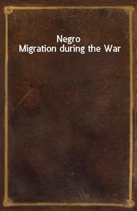 Negro Migration during the War (Ŀ̹)