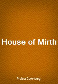 House of Mirth (커버이미지)