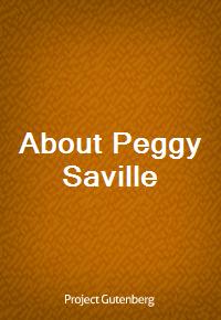 About Peggy Saville (커버이미지)
