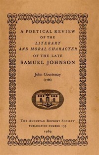 A Poetical Review of the Literary and Moral Character of the late Samuel Johnson (1786) (커버이미지)
