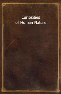 Curiosities of Human Nature (커버이미지)