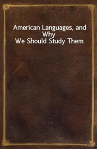 American Languages, and Why We Should Study Them (커버이미지)