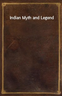 Indian Myth and Legend (커버이미지)