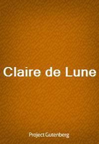 Claire de Lune (커버이미지)