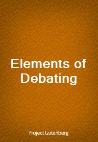 Elements of Debating (커버이미지)