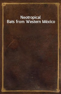 Neotropical Bats from Western M (Ŀ̹)