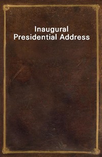 Inaugural Presidential Address (커버이미지)