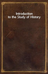 Introduction to the Study of History (커버이미지)