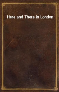 Here and There in London (커버이미지)