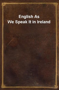 English As We Speak It in Ireland (커버이미지)