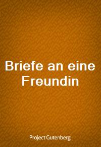 Briefe an eine Freundin (커버이미지)