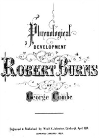 Phrenological Development of Robert BurnsFrom a Cast of His Skull Moulded at Dumfries, the 31st Day of March 1834 (Ŀ̹)