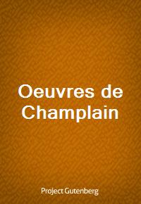 Oeuvres de Champlain (Ŀ̹)