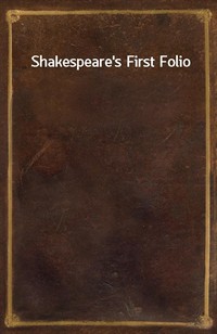 Shakespeare's First Folio (Ŀ̹)