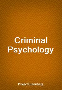 Criminal Psychology (커버이미지)