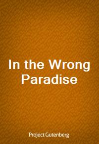 In the Wrong Paradise (커버이미지)