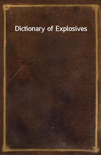 Dictionary of Explosives (커버이미지)