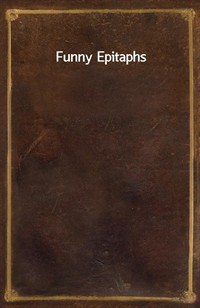 Funny Epitaphs (커버이미지)