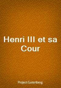 Henri III et sa Cour (커버이미지)