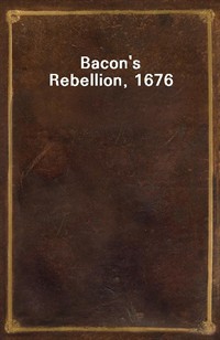 Bacon's Rebellion, 1676 (커버이미지)