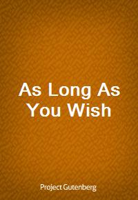 As Long As You Wish (커버이미지)