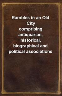 Rambles in an Old Citycomprising antiquarian, historical, biographical and political associations (Ŀ̹)