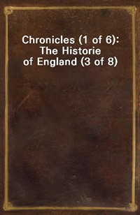 Chronicles (1 of 6): The Historie of England (3 of 8) (커버이미지)