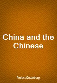 China and the Chinese (커버이미지)