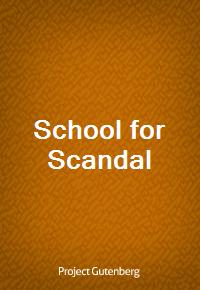 School for Scandal (Ŀ̹)