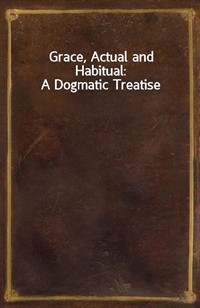 Grace, Actual and Habitual: A Dogmatic Treatise (커버이미지)