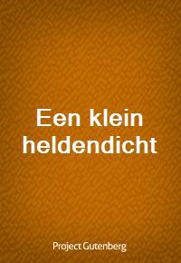 Een klein heldendicht (커버이미지)